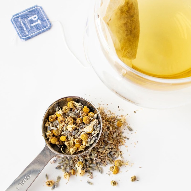 Organic Positively Tea Company, Lavender Chamomile, Herbal Tea Bags, 20
