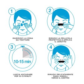 Garnier SkinActive Pure Active Strip Zone T Hautlkar Anti Mitesser Aktivkohle für Nase Stirn und Kinn reinigend mit Salicylsäure - 2 Packungen mit 4 Pflastern