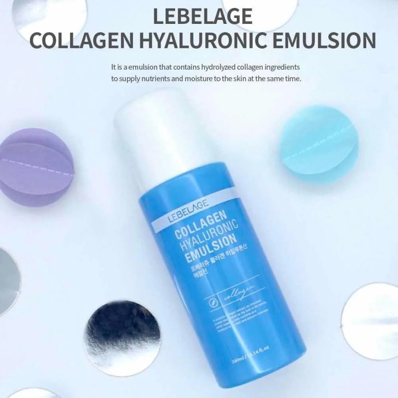 Emulsión Coreana De Colágeno & Acido Hialurónico 300ml (1pz)