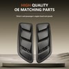 Fraylis 1Pair Driver Side and Passenger Side Hood Vent Bezel