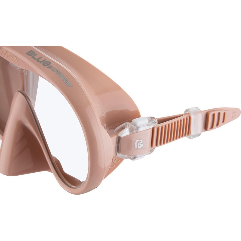 Cressi Musa Frameless Masks, Rose Gold