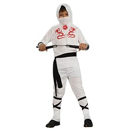 Rubie's Haunted House Child's White Ninja Costume, Large