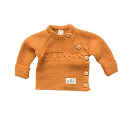 Lilano, Merino Wrap Jumper, 100% Wool (kbT), curry