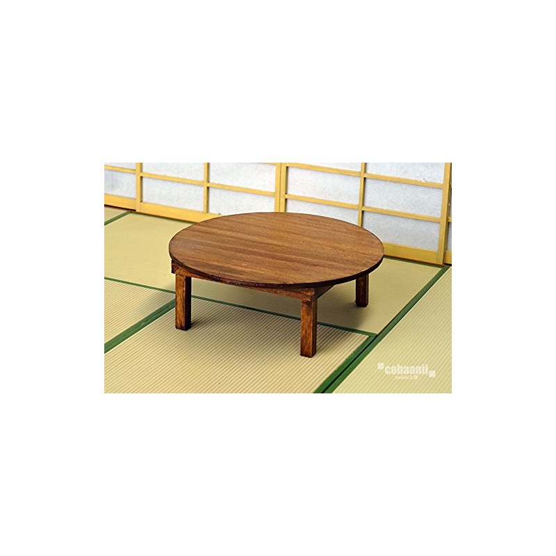 Cobaanii mokei工房 コバアニ模型工房 1/12 檜の丸ちゃぶ台 組立キット WZ-009