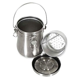 Newton Air-Tight Stainless Steel Brush Washer- Deluxe Leak-Proof Paintbrush Cleaning System for Artists & Painters