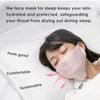 SleepingMask 100% Silk Sleeping Made in Japan SilkMask InnerMask (White)