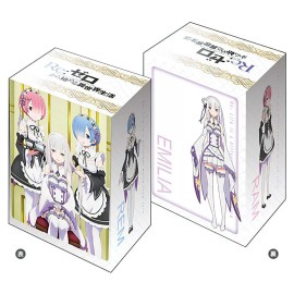 Bushiroad Deck Holder V2 Vol.93 Re:ZERO -Starting Life in Another World- Emilia, Rem, Ram