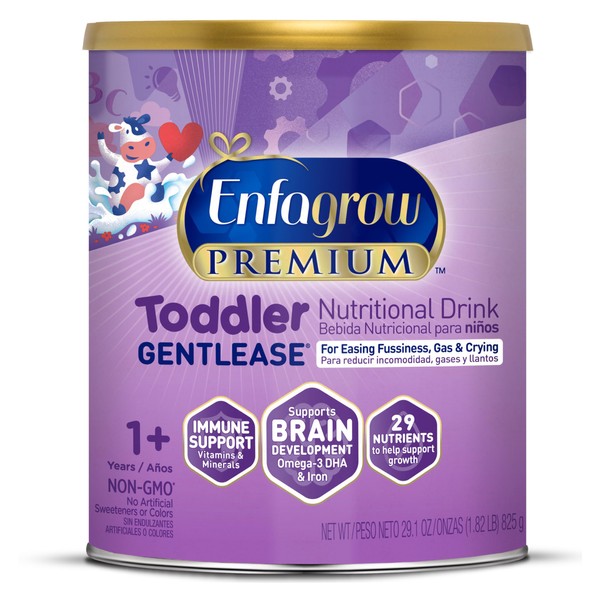 Enfagrow PREMIUM Gentlease Toddler Nutritional Drink, Made with Real Milk,