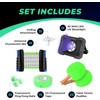 Blacklight Ping Pong Set, Glow in The Dark Ping Pong,