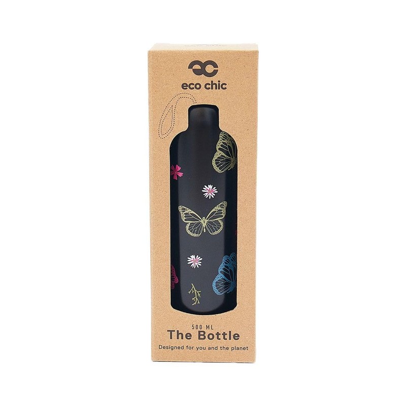 Eco Chic Reusable Thermal Bottle Stainless Steel Leakproof Insulated Water