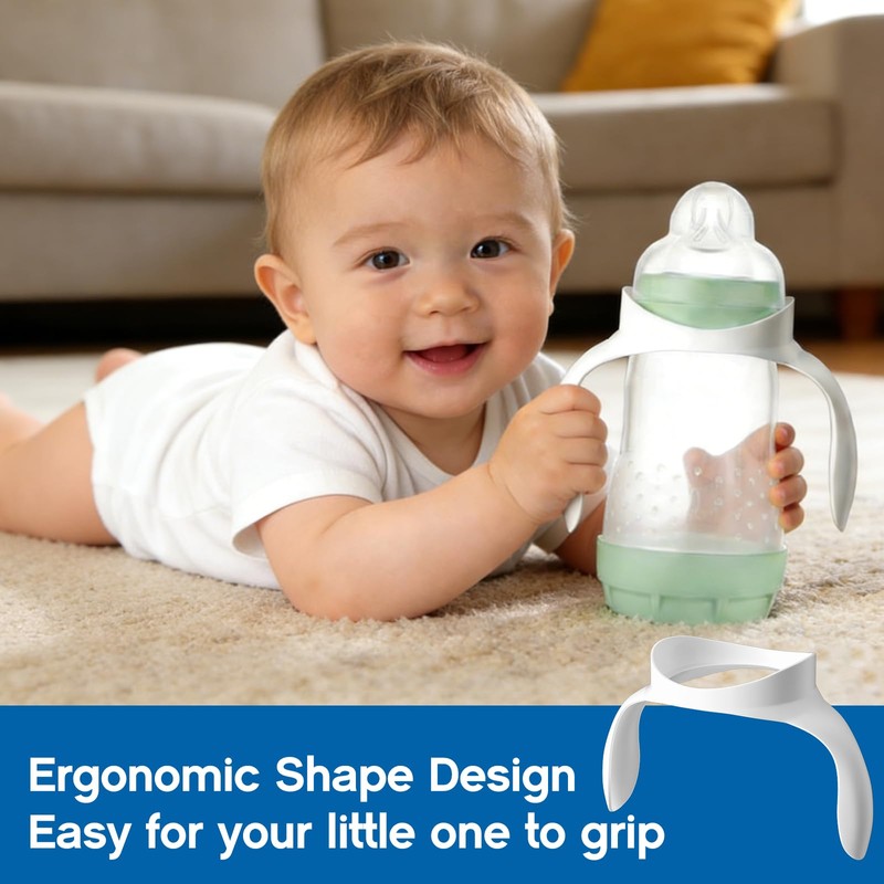 Baby Bottle Handles for Mam Bottles, Bottle Holder for Baby