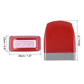 PATIKIL Office Stamps Set Self Inking, 16 Pack Pre Inked Message Stamp Refillable Business Stamp Rubber Stamp for Office Home, Multicolor