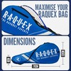 Raquex Tennis Racket Bag – Blue or Black - Tennis