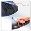 MUXEE Window Louver 2Pcs Side Vent Window Louvers for Kia