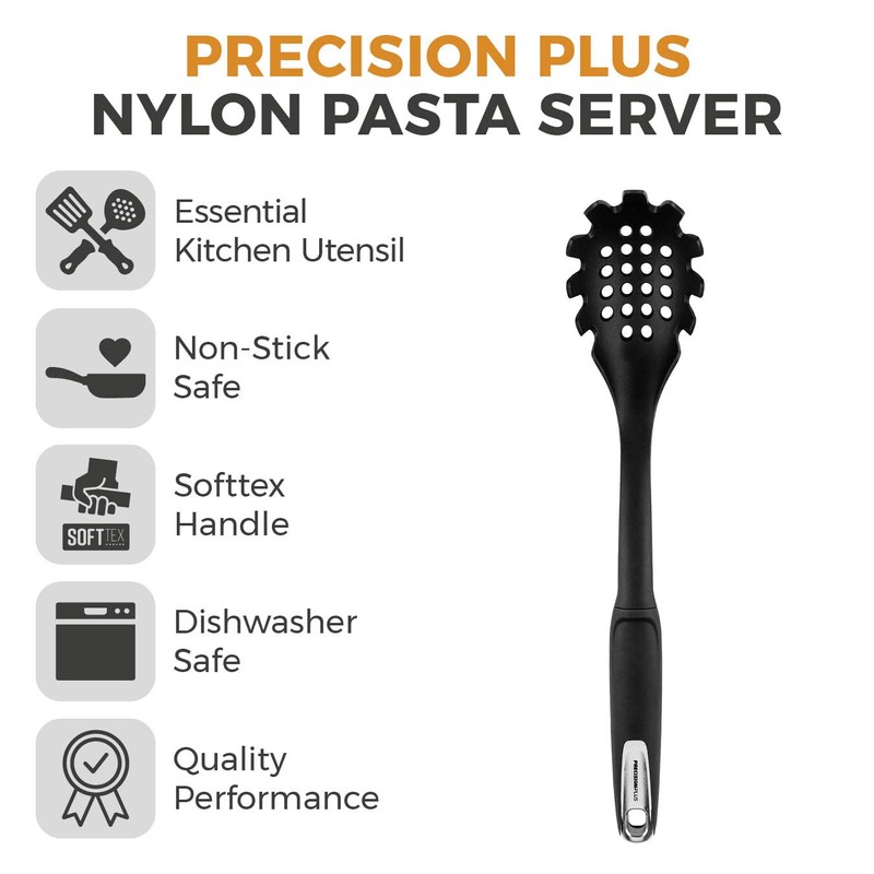 Tower T832185 Precision Plus Nylon Pasta Server with Hanging Loop,