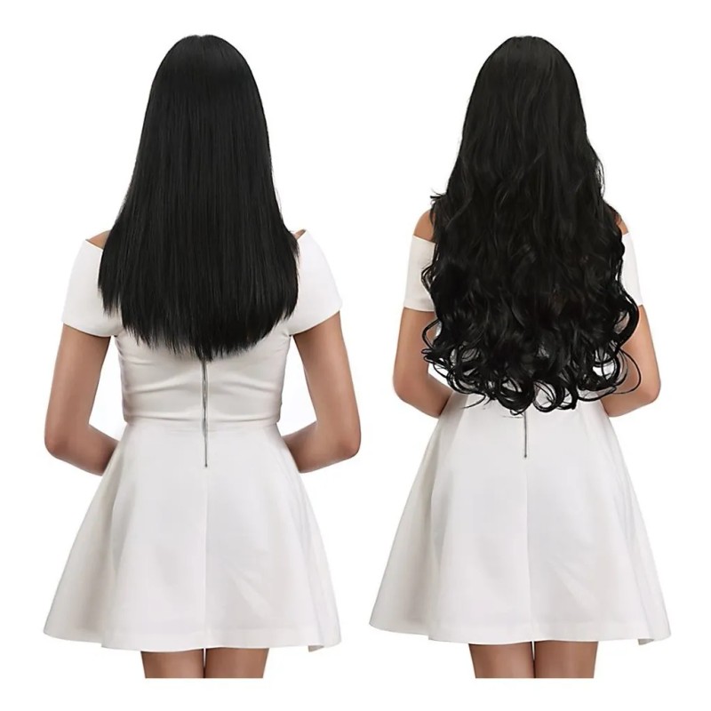 Clip En Extensiones De Cabello 8 Piezas De Cabeza Completa