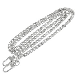 Jiozermi 5 Sizes Silver Purse Chain Strap, Purse Straps Replacement Crossbody, Purse Extender Chain for Wallet DIY Handbag Shoulder Crossbody Bag