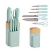 Tasty Kitchen Knife Set with Block, Cutlery Set includes Chef,