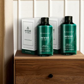 Aromaplan Hotel Scents Bright Sunshine 5 Fl Oz (2 Pack), Luxury Aroma & Hotel Collection Diffuser Oil- Hotel Diffuser Oil for Aromatherapy- USA Made, Bigger Bottle, Bolder Aroma & Longer Lasting