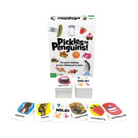 Pickles to Penguins! The Quick-Thinking Picture-Linking Party Game – for 2 or More Players Ages 8 and up by Outset