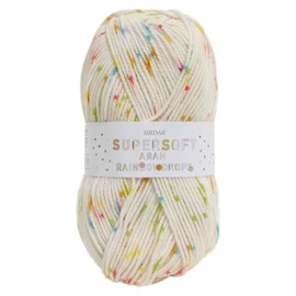 Sirdar Yarn Supersoft Aran Rainbow Drops Shade 857