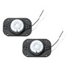 iJDMTOY Xenon White 12-LED Surface Flush Mount LED Lighting Kit