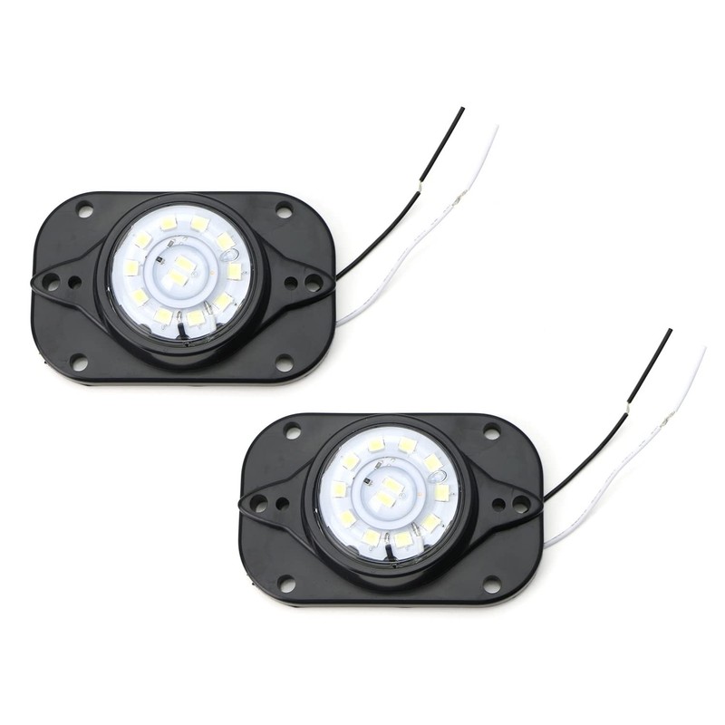 iJDMTOY Xenon White 12-LED Surface Flush Mount LED Lighting Kit