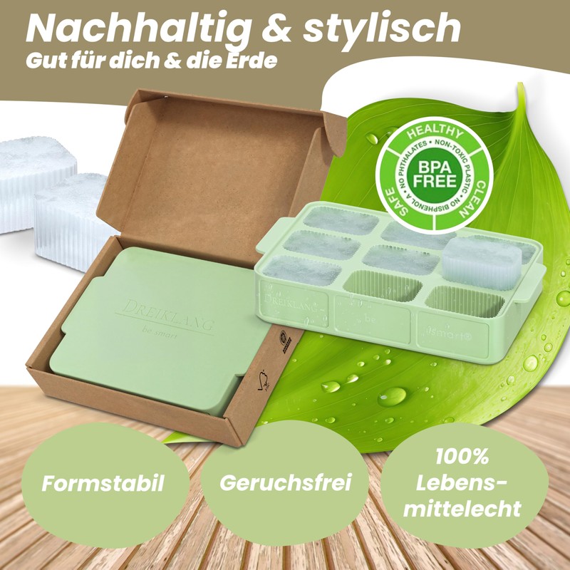 Dreiklang - be smart Ice Cube Tray with Lid, Carry