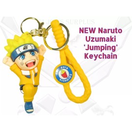 NEW Naruto Uzumaki Jumping Keychain 3D2