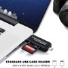 Micro USB OTG USB 2.0 Card Reader Adapter SD/Micro SD
