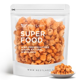 NESTLADY Natural Dried Longan ,100% fruit Meat ,桂圆,No Sugars , Used in teas, Snacks, Dessert, - Edible, Cooking, Premium Quality | Net weight: 1LB (16oz) , Harvested in Thailand ,Packed in USA