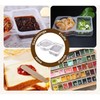 YC-GREHUN Double Compartment Snack Containers with Lids Snack Pack Containers