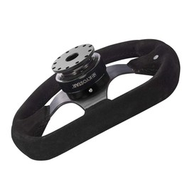 Black Aluminum Black Ring Steering Wheel Quick Release Hub Adapter Boos Kit