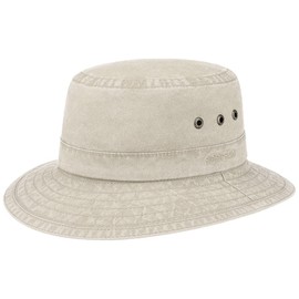 Stetson Men's Bucket Hat Reston delave organic cotton - cream