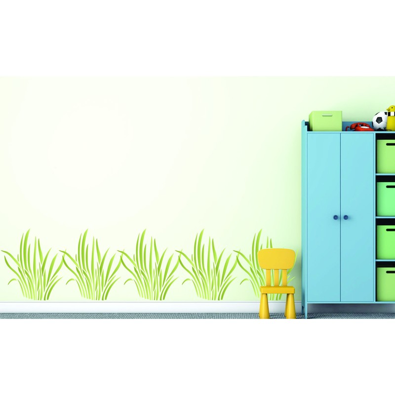 Grass Stencil - 25.5 x 29 cm (L) - Reusable