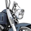 7in Silver Headlight Trim Ring Motorcycle Light for Touring Road