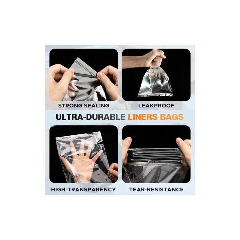 110 PCS Paint Sprayer Liners Bags, 7.8'' X 11.8'' Sprayer