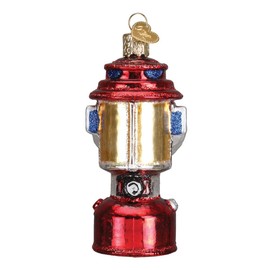 Old World Christmas Ornaments: Camping Lantern Glass Blown Ornaments for Christmas Tree