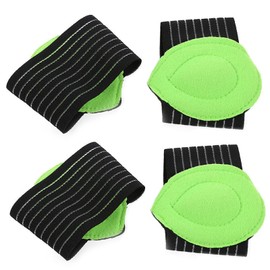 ChenYuehao 2Pairs Comfortable Arch Support Fasciitis Relief Breathable Adjustable Straps Plantar Fasciitis Soft Arch Support Compression Bands for Men and Women