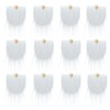 12pcs Pre Cut Gnome Beards for Easter Crafts,Faux Fur Fabric