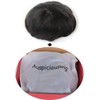 Auspiciouswig Real Hair Men's Toupee Thin Skin Hair Replacement System