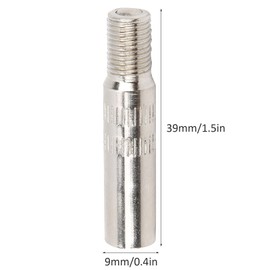 Adaptador De Válvula Presta para Bicicleta Eléctrica, Válvula Inflable Extensible De 9mm, Boquilla De Aire Inflable para Motor De Rueda Delantera para Scooter M365/Pro Ninebot9(39mm)