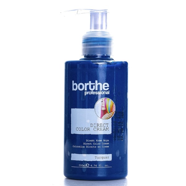 BORTHE Direct Semi-Permanent Hair Colour 200ml Turquoise