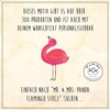Mr. & Mrs. Panda Personalisiertes Cocktail Glas Flamingo Stolz -