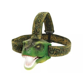 Sun Company DinoBryte LED Headlamp - T-Rex Dinosaur Head Lamp Toy for Kids