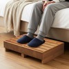 koretech Wooden Step Stool 6” Height, Bed Steps for High