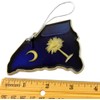 South Carolina Ornament Palmetto Flag State Shape Christmas Decoration
