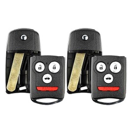 2X New Replacement Key Fob Remote Shell / CASE Compatible with & Fit for Acura Vehicles - MPN N5F0602A1A-07 (NO Electronics or Chip Inside)