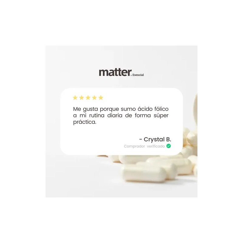 Folato, Folixol, 60 Cápsulas Vegetales, Matter N/a