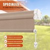 Sun Shade Replacement Parts, Cordless Crank Kit, Roller Blind mounting